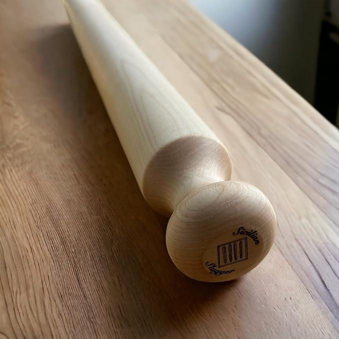 Italian Mattarello, Sicilian Slugger, Pasta Rolling Pin (40")
