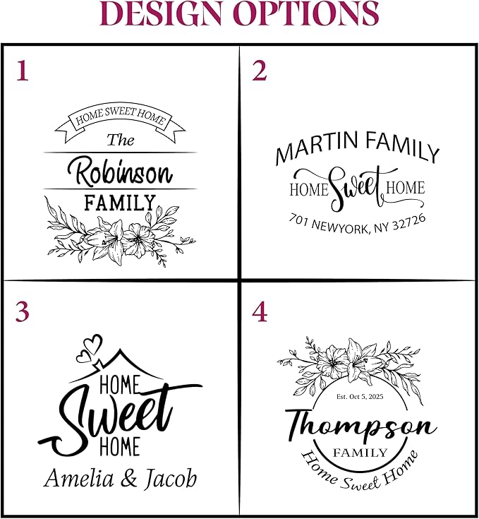 Personalized Cutting Board with Home Sweet Home Design, Custom Engraved Housewarming Gift for Friends, New Home, Realtor Closing Gift for Clients, Kitchen Decor, Neighbors or First-Time Home Buyers