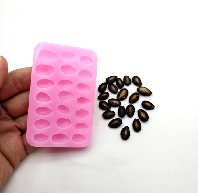 Watermelon seeds silicone mold Mold, Fruits seeds silicone mold Realistic seeds fruits molds wax melts molds NS018