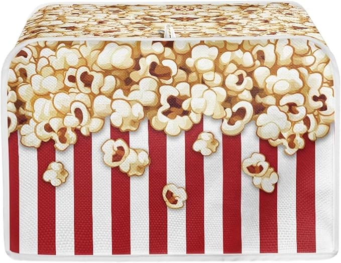 Doojoayie Popcorn Toaster Cover 2 Slice Toaster Dust Cover Oven Dustproof & Washable for Kitchen Small Appliance,Kitchen Essentials