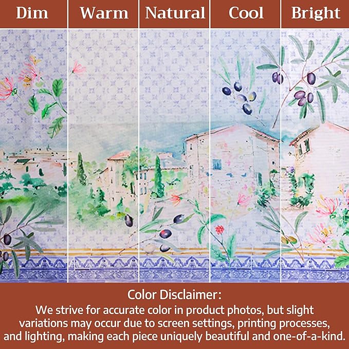 Maison d' Hermine Premium Table Cloth Rectangle Table 100% Combed Cotton 120 x 70 Inches Tablecloth Reusable Decorative for Dining Room, Farmhouse, Home, Party, Festive & Wedding - Luberon