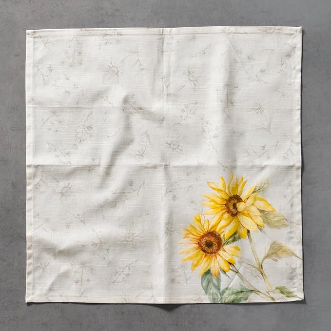 Maison d' Hermine Cloth Napkins Set of 4 100% Cotton Everyday Reusable Square Napkins Cloth Washable Dinner Party Wedding Restaurant Valentines Day Decorations Spring/Summer (Candice, 20" x 20")