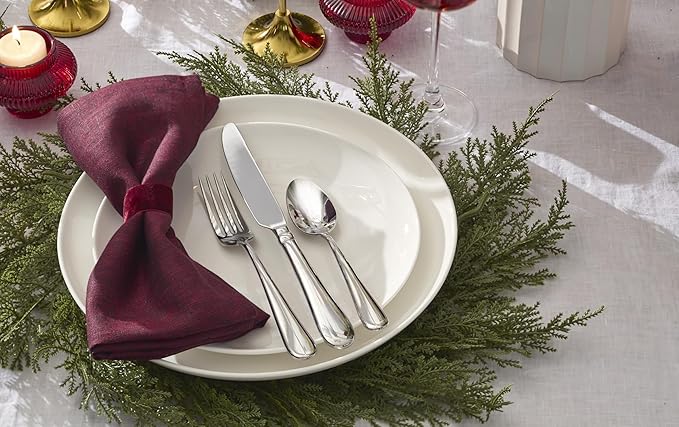 Lenox 899187 Studio 1414 Coupe 18-Piece Dinnerware Set, Service For 6