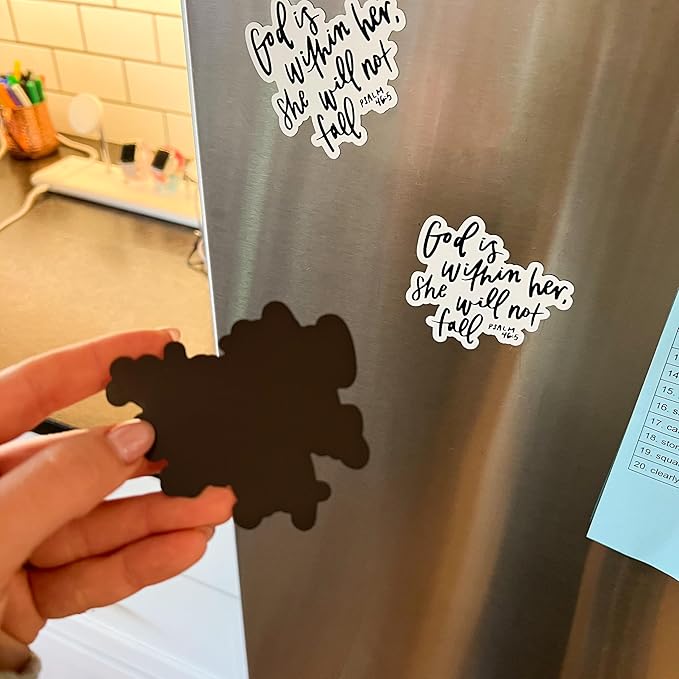 Swaygirls magnets | God is within her magnet | Religious magnets | Christian faith fridge magnets | Bible verse quotes | Christian gifts