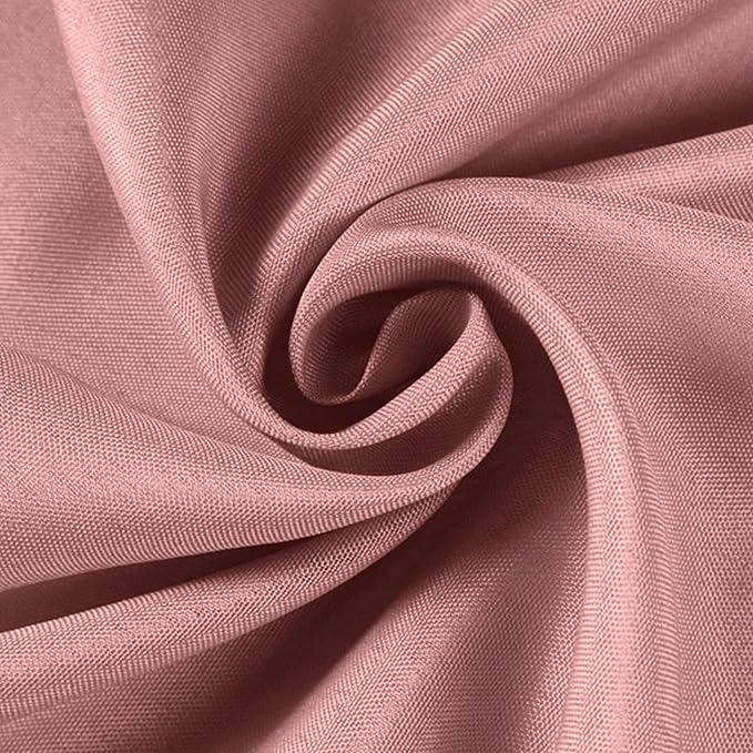 Efavormart 54x54 Dusty Rose Wholesale Linens Seamless Polyester Square Linen Tablecloth for Wedding Banquet Party Restaurant