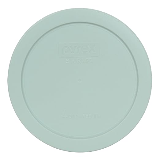 Pyrex 7201-PC Round 4 Cup Storage Lid for Glass Bowls (1, Muddy Aqua)