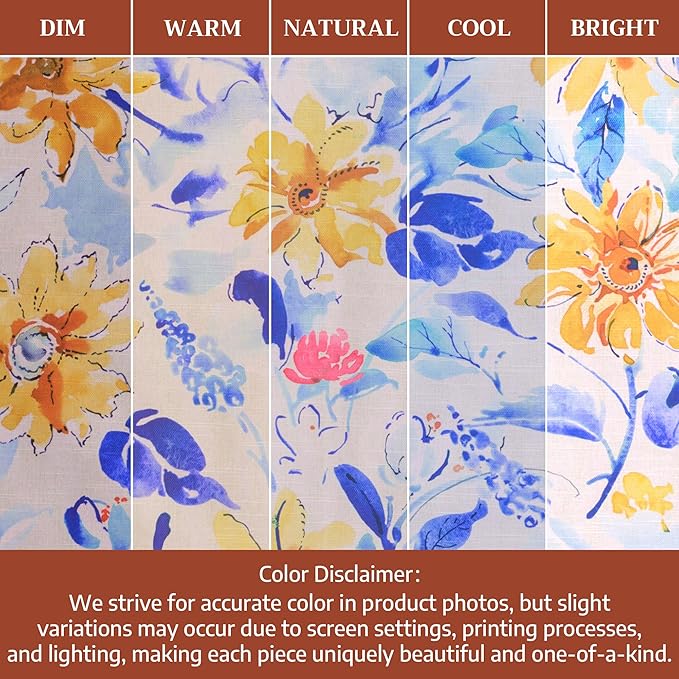 Maison d' Hermine Cloth Napkins Set of 4 100% Cotton Everyday Reusable Square Napkins Cloth Washable Dinner Party Wedding Restaurant Valentines Day Decorations Spring/Summer (Girassol, 20" x 20")