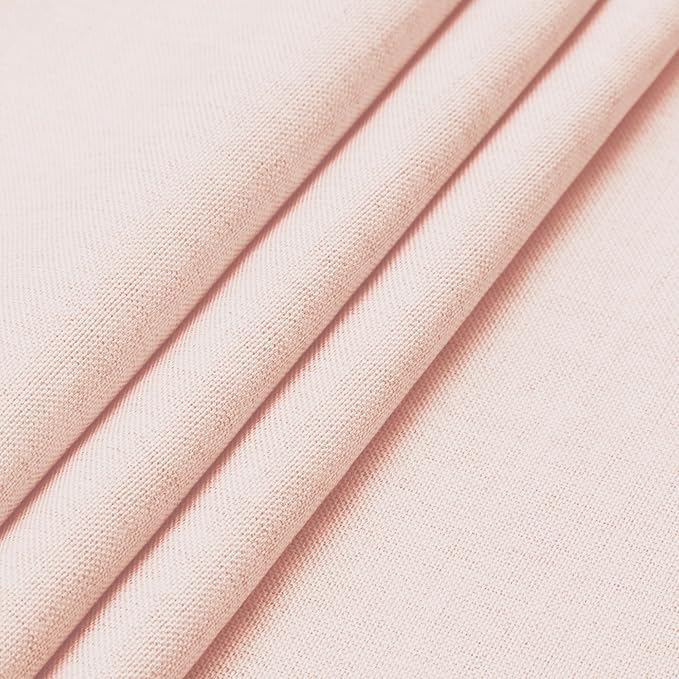 Easy-Going Faux Linen Waterproof Spill-Proof Tablecloth Stain Resistant Rectangle Table Cloth Wrinkle Free Decorative Fabric for Kitchen, Dining, Party, Weddings, Restaurants (52x70 in, Pink)