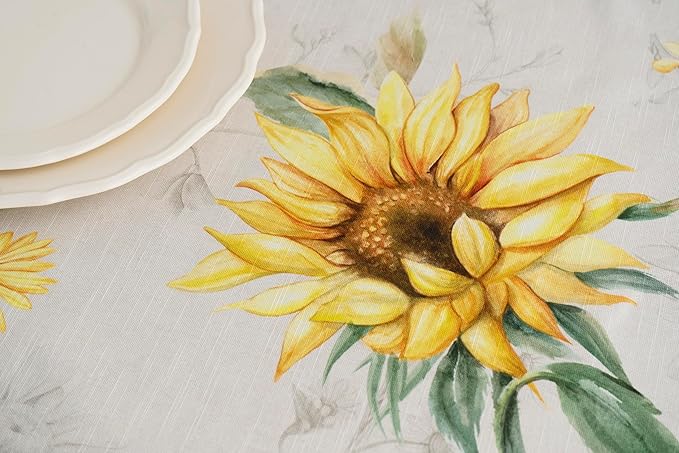 Maison d' Hermine Table Cloth Rectangle Table 100% Cotton 60 x 120 Inches Tablecloth Reusable Decorative for Dining Room Farmhouse Home Valentines Day Decorations Spring Summer - Candice