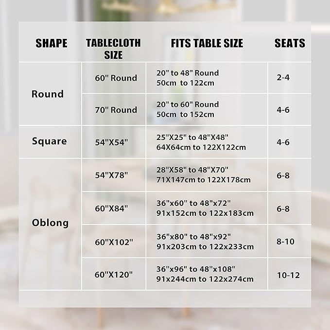 sancua 2 Pack Round Tablecloth 70 Inch Black, Stain and Wrinkle Resistant Table Cloth - Washable Polyester Table Cover for Dining Tables, Buffet Parties and Camping