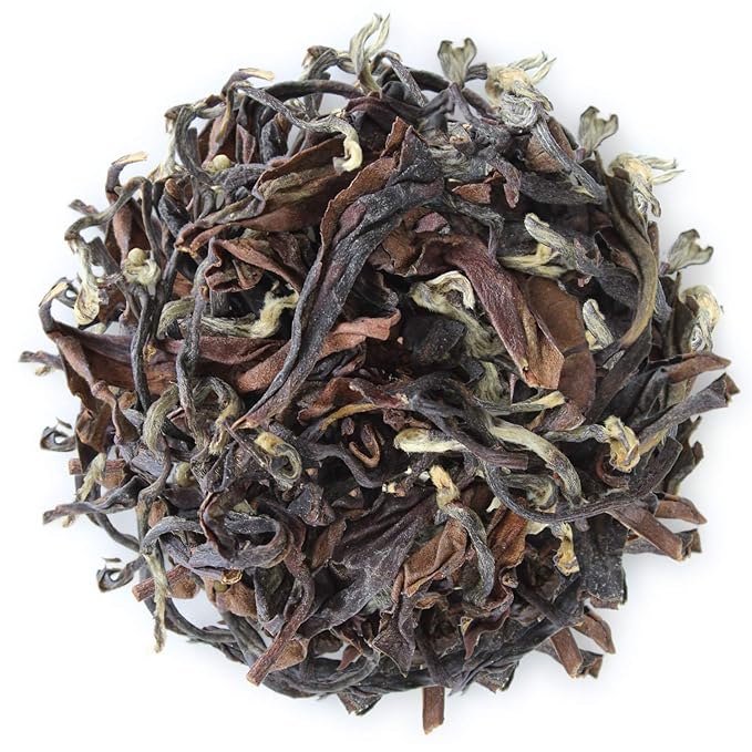 Teabloom Organic White Tip Oolong Loose Leaf Tea, Sweet and Lush with a Delicate Warm Spicy Undertone, USDA Certified Organic and Kosher, 2.12 oz. /60 g Canister Makes 35-50 Cups