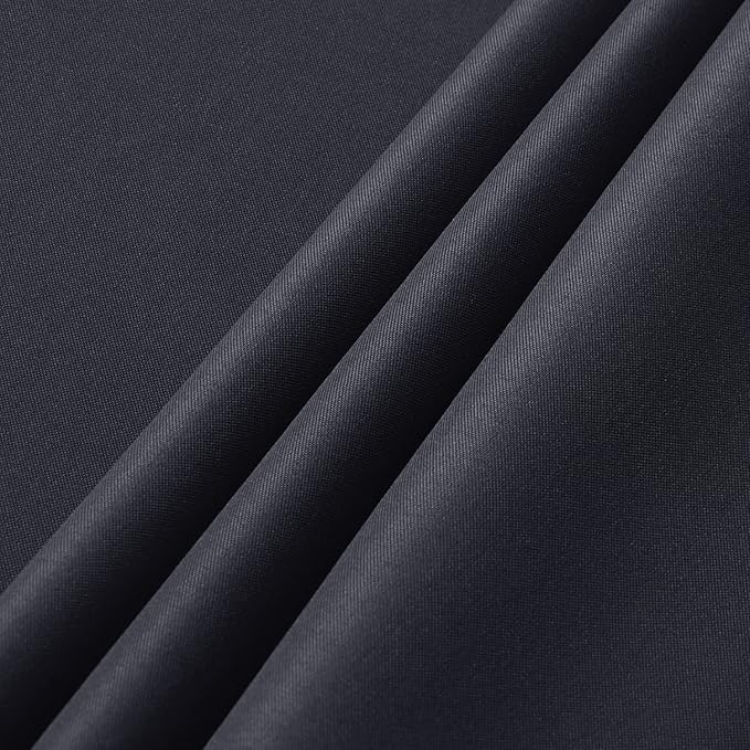 sancua 2 Pack Dark Grey Tablecloth 54 x 78 Inch, Rectangle 4 Feet Table Cloth - Stain and Wrinkle Resistant Washable Polyester Table Cover for Dining Tables, Buffet Parties and Camping