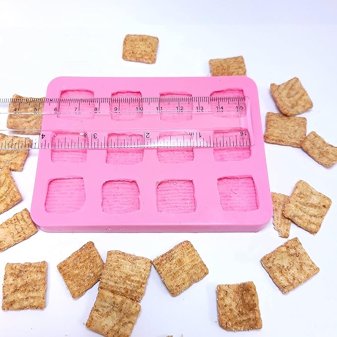 Cinnamon crunch cereal toast Soap Candle Mold for Wax Mold for Resin cereal cinnamon mold