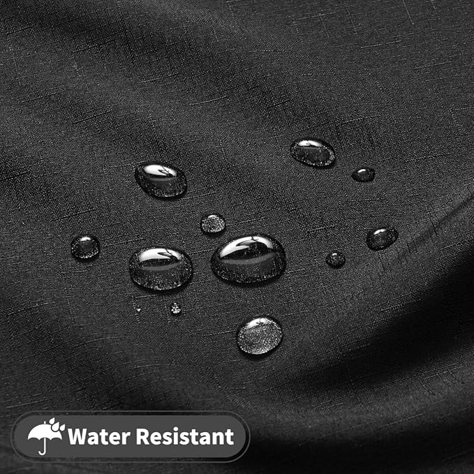 Faux Linen Tablecloths for Rectangle Tables, Burlap Textured Table Cloths Washable Farmhouse Table Cover Water Resistant for Dining, Wedding, Outdoor(Black, 60"×104")
