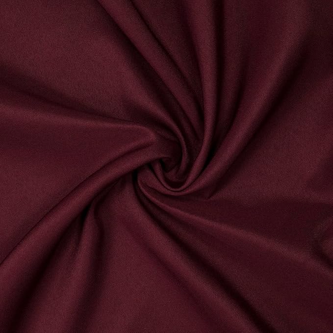 Gee Di Moda Rectangle Tablecloth - 60 x 102 Inch Burgundy Table Cloth for 6 Foot Rectangle Tables - Heavy Duty Washable Fabric - for Holiday Party, Dinner, Weddings, Baby Shower & Events