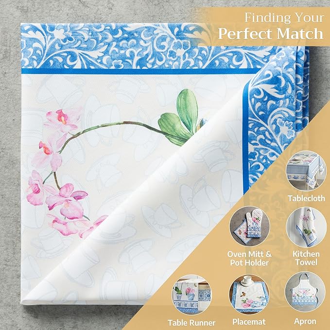Maison d' Hermine Cloth Napkins Set of 4 100% Cotton Everyday Reusable Square Napkins Cloth Washable Dinner Party Wedding Restaurant Valentines Day Decorations Spring/Summer (Canton, 20" x 20")