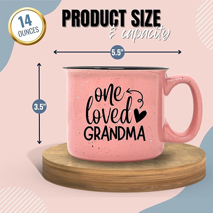 Cute Funny Coffee Mug for Grandma - Unique Fun Gifts for Grandmother, Grandma from Grandkids - Coffee Cups & Mugs with Quotes