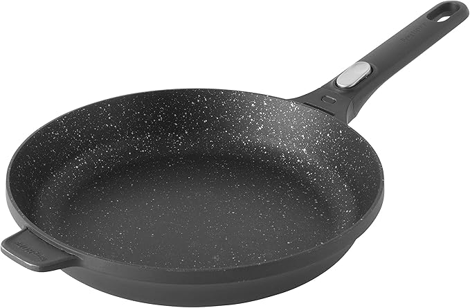 BergHOFF GEM Non-stick 3Pc Fry Pan Set, Stay-cool, Detachable Handle, Ferno-Green, Non-Toxic Coating, Induction Cooktop Ready