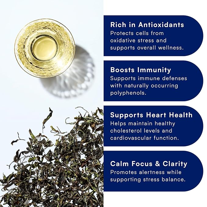Herbs & Kettles Darjeeling Spring Treasure 2025 First Flush Tea | Whole Leaf AV-2 from Mirik Valley | Floral & Fresh Vegetal Notes of Jasmine & White Peach | 10–12 Servings, 20–30 Cups