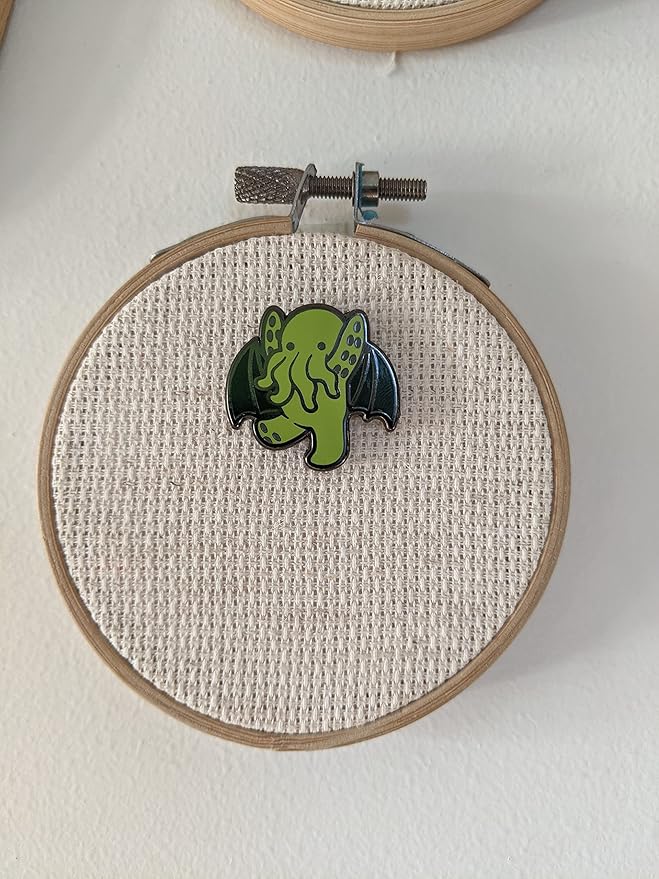 Cutethulu Needle Minder for Cross Stitch & Embroidery