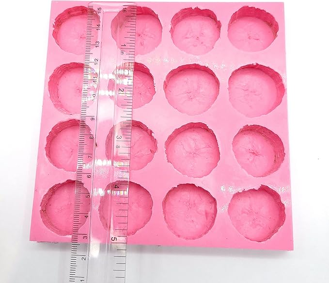 Banana slices silicone mold 16 cavities banana mold Realistic fruits molds wax melts molds NC074