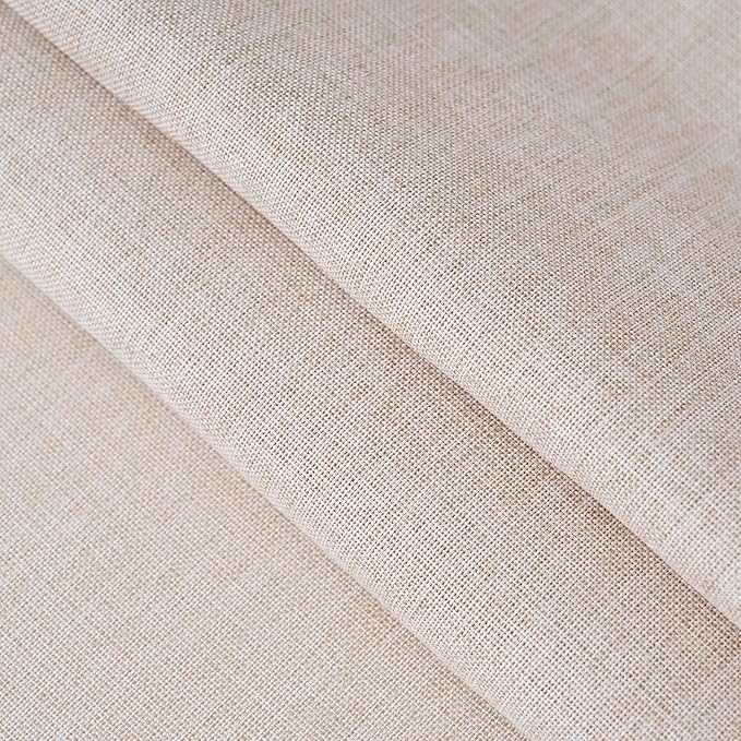 NLMUVW Square Linen Tablecloth 54x54 Inch, Rustic Textured Table Cloth Water Resistant Farmhouse Table Cover for Kitchen Dining Party Coffee