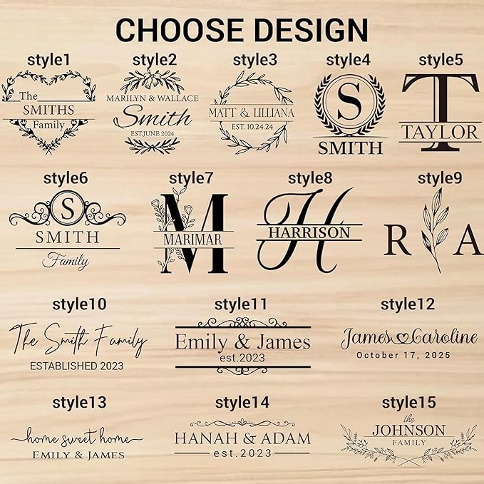 Personalized Cutting Board, Large 16”x10"x1” Hardwood Engraved Cutting Board with Gift Box, Gift for Wedding, Anniversary, Housewarming