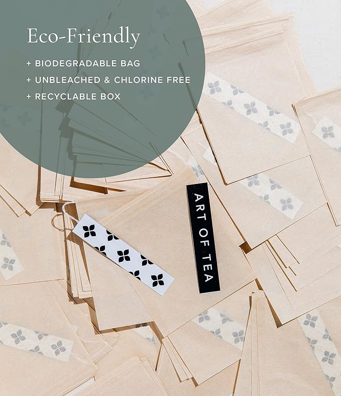Art of Tea | Filter Bags 4" by 3.5"| Single Use | 100 Count | Works With Coffee or Tea