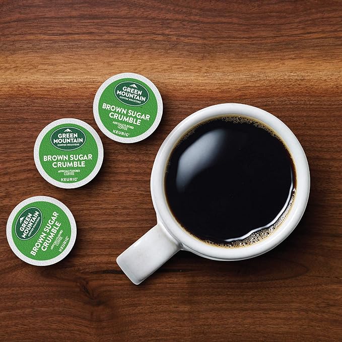 Green Mountain Coffee Roasters Brown Sugar Crumble Coffee, Keurig Single Serve K-Cup Pods, 96 Count