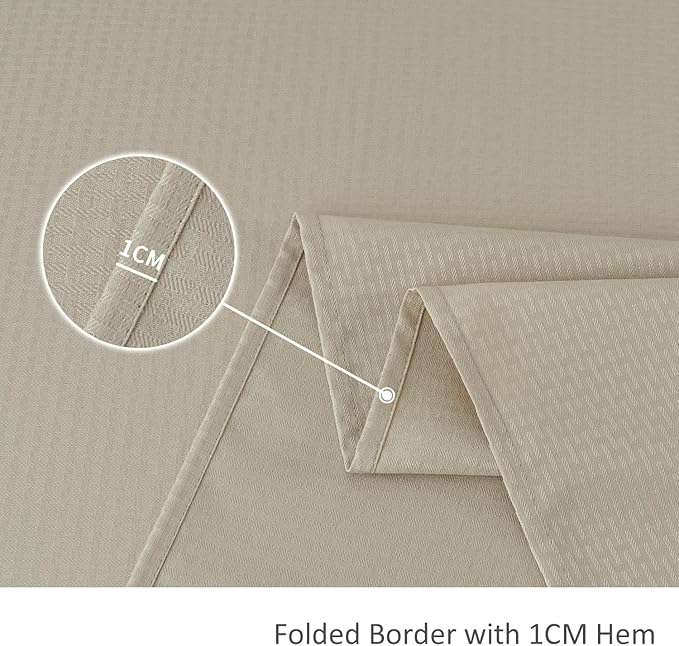 maxmill Weaved Texture Rectangle Tablecloth Water Resistant Wrinkle Free Spill-Proof, Soft Table Cloth for Dining Room Decoration, Banquet Parties Event Holiday Dinner, 60 x 84 Inch Natural