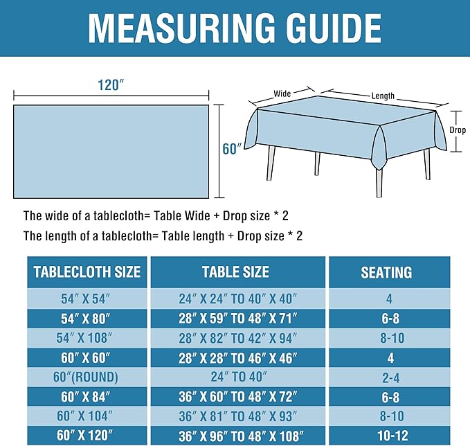 H.VERSAILTEX Linen Textured Table Cloths Rectangle 60 x 120 Inch Premium Solid Tablecloth Spill-Proof Waterproof Table Cover for Dining Buffet Feature Extra Soft and Thick Fabric Wrinkle Free, Ivory
