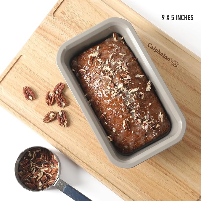 Calphalon Legacy 9 X 5 Inch PFA Free Nonstick Loaf Pan - Taupe