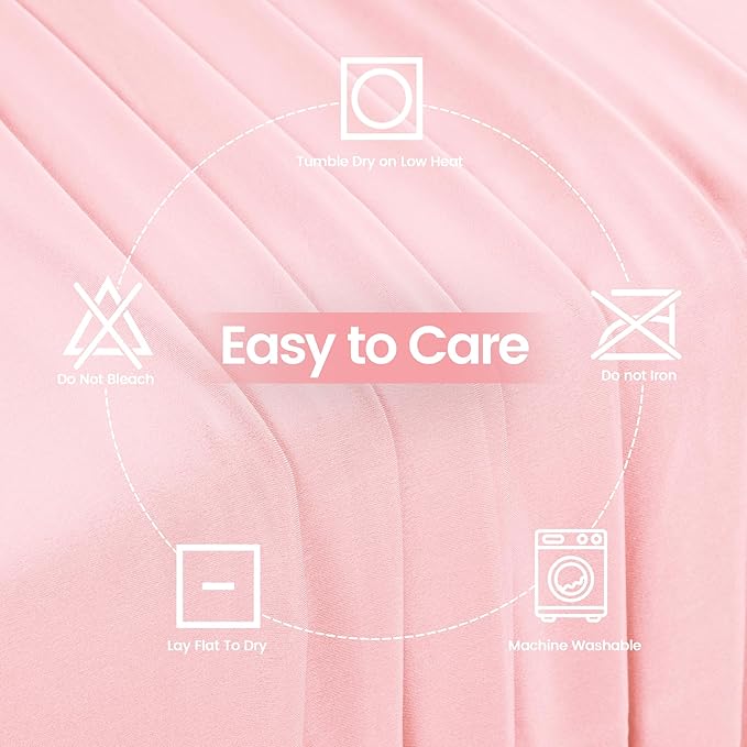 Utopia Kitchen Spandex Tablecloth 1 Pack [6FT, Pink] Tight, Fitted, Washable and Wrinkle Resistant Stretch Rectangular Patio Table Cover for Event, Wedding, Banquet & Parties [72Lx30Wx30H Inch]