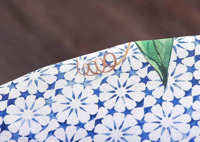 Maison d' Hermine Table Cloth Round Table 100% Cotton 69 Round Inches Tablecloth Reusable Decorative for Dining Room Farmhouse Home Valentines Day Decorations Spring Summer - Passiflora