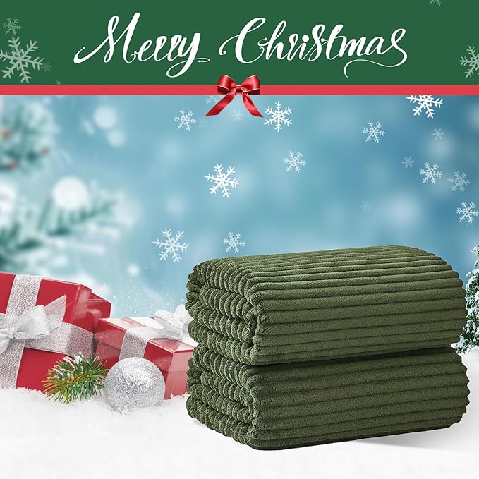 Oversized Bath Sheets 40x80 Inches Extra Large Bath Towels for Adults Super Soft Quick Dry Highly Absobent Microfiber Shower Towels for Bathroom, Pool, Gym, Yoga Towel (Olive Green, 2Piece)