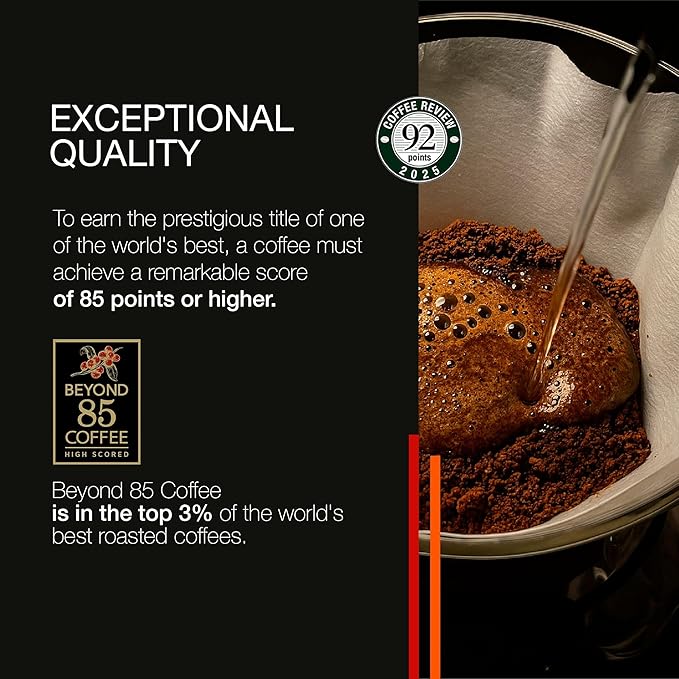 Beyond 85 Colombian Coffee Bundle – Espresso & Home Whole Bean Coffee (2 x 340g) – Bold Espresso & Smooth Roast – Ideal for Lattes, Drip, French Press & More