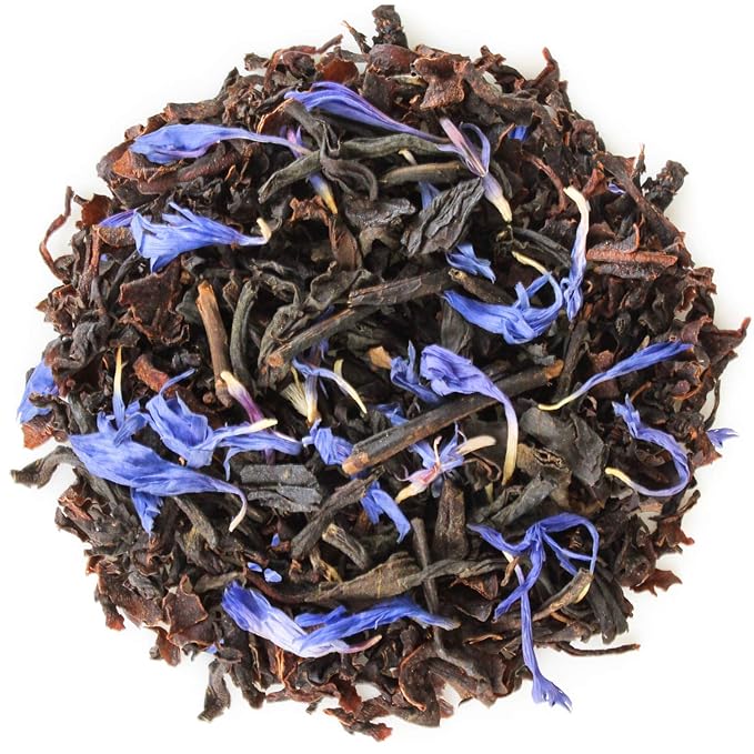 Teabloom Organic Fruity Black Tea, Berry Harvest Loose Leaf Tea, USDA Certified Organic & Kosher, Fresh Whole Leaf Blend in Reusable Gift Canister Makes 35-50 Cups