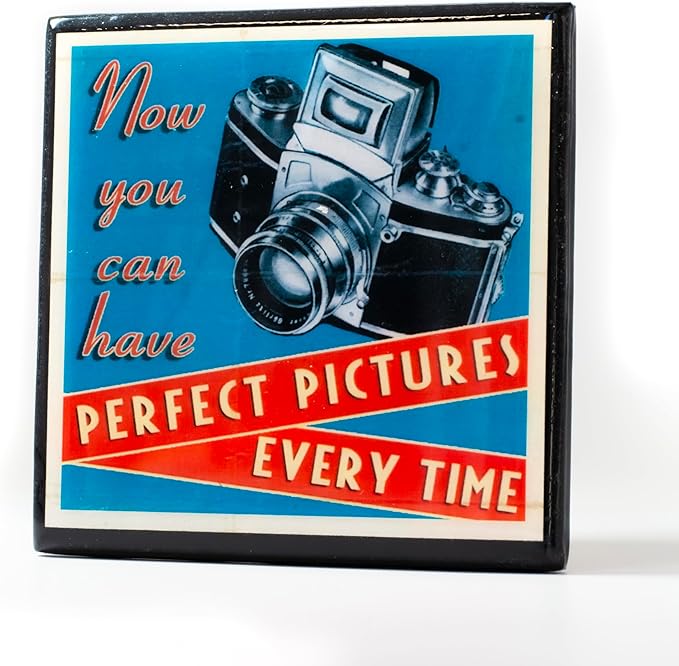Vintage Camera Coaster Set