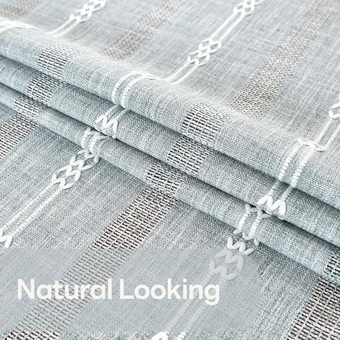 Heavy Duty Cotton Table Cloth for Square Table Gray Farmhouse Vintage Tablecloth Washable Rustic Table Cover (Gray, Rectangle, 52''x52'', 4 Seats)