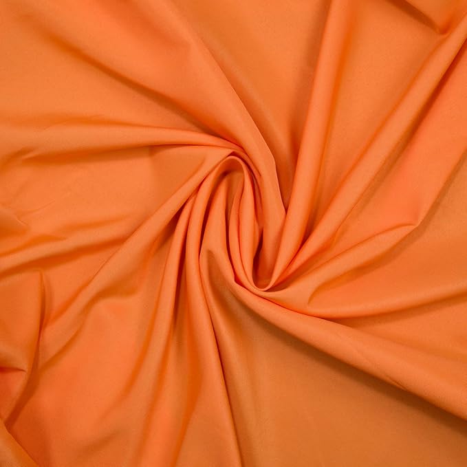 Gee Di Moda Round Tablecloth - 120 Inch Orange Round Table Cloth for 60 to 96 Inch Round Tables - Heavy Duty Washable Fabric - for Buffet Table, Holiday Party, Dinner, Wedding & Baby Shower