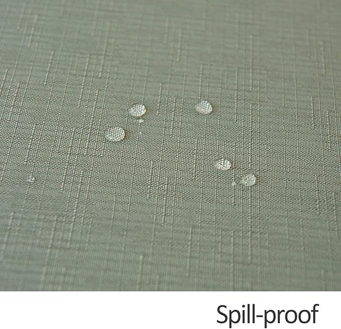 maxmill Tablecloth Stain Resistant Waterproof Wrinkle Resistant Spillproof Washable Soft Slubby Texture Table Cloth for Dining Room, Banquet Parties Event Dinner, Rectangle 60 x 140 Inch, Sage Green