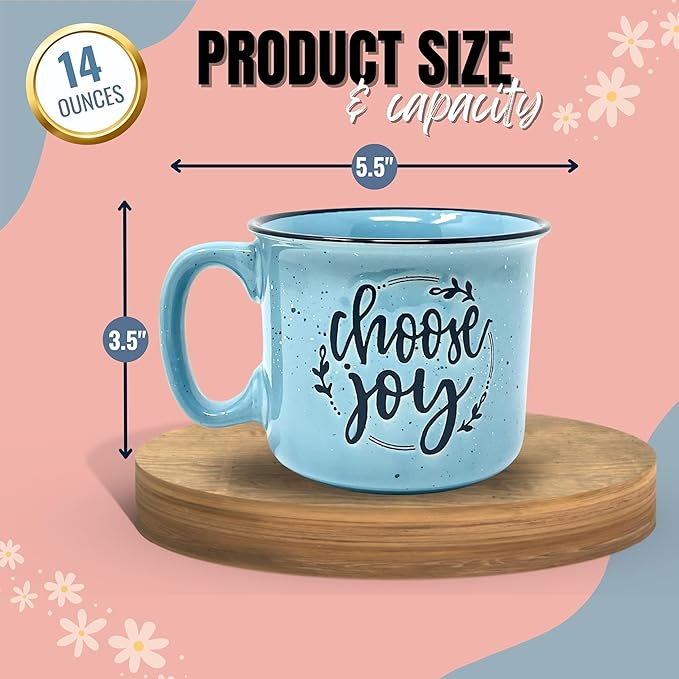 Cute Inspirational Motivational Large 15 oz Coffee Mugs for Women - Unique Fun Gifts for Her, Wife, Friend, Mom, Sister, Teacher, Coworkers - Coffee Cups & Mugs with Quotes
