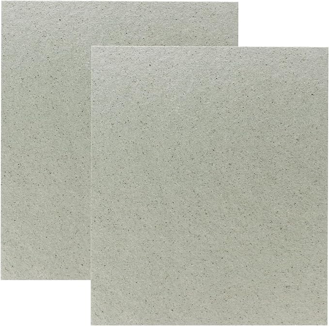 2 PCS Waveguide Cover, Universal Mica Sheet for Microwave Oven, Free Cutting According to The Required Size, 150X120mm