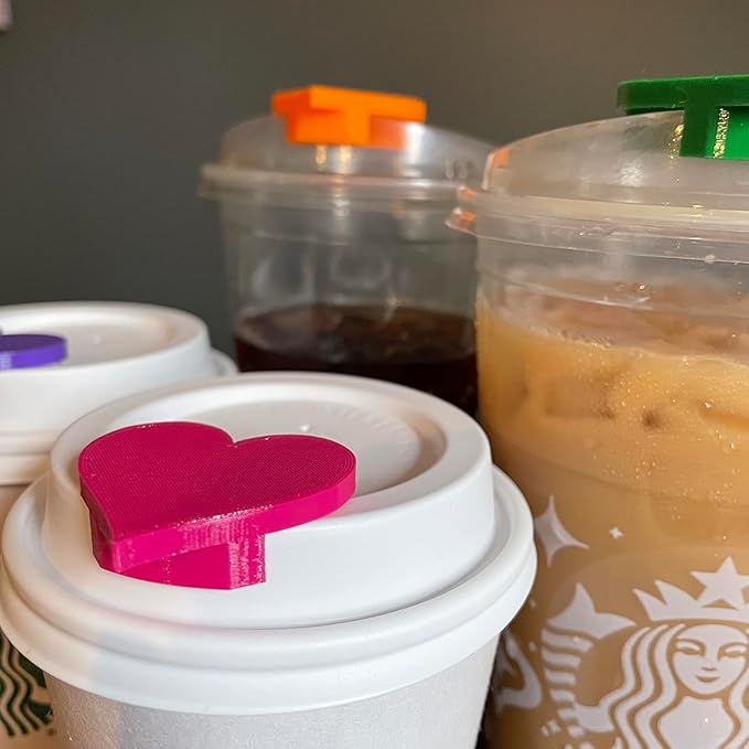 Disposable Coffee Stoppers 18 Pack, Used for Starbucks Hot and Cold Disposable cups