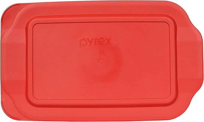 Pyrex 232-PC 2qt Red Food Storage Replacement Lid (4-Pack) - Made in USA