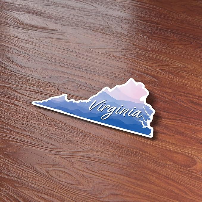Blue Ridge Mountains Virginia Car Magnet - Appalachia VA Flexible Fridge Magnet - Charlottesville Richmond Roanoke Shenandoah National Park Cute Southern Gift