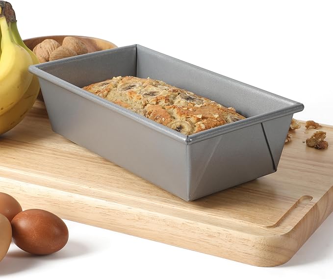 Calphalon Titan Commercial Quality Natural Aluminum PFA Free Nonstick 10 x 5 Inch Loaf Pan