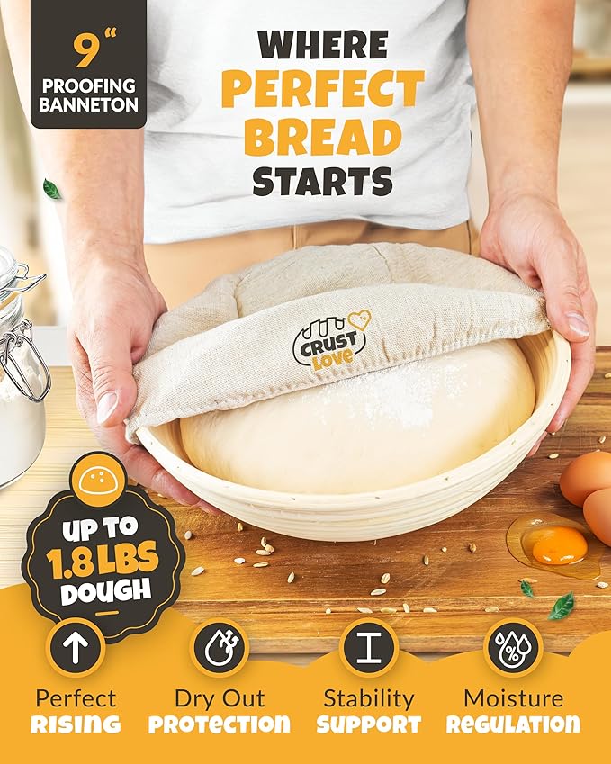 Dutch Oven Bread Baking - 5QT Enamel Bread-Oven - incl Sourdough Bread-Baking Suppliers like Dough Whisk Scoring Lame etc Bread-Dome Cast Iron Bread-Pan with Lid for Sour dough, Bread-makingBottle Green Dome