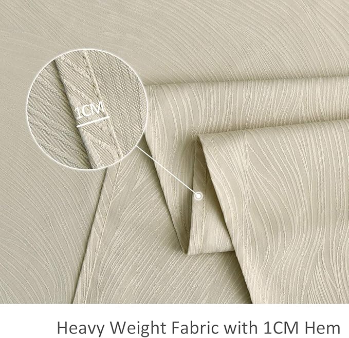 maxmill Square Table Cloth Swirl Pattern Spillproof Wrinkle Resistant Heavy Weight Soft Tablecloth for Kitchen Dinning Tabletop Outdoor Picnic Square 52 x 52 Inch Beige