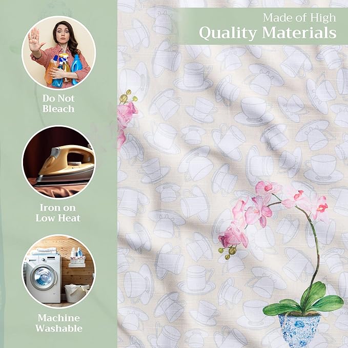 Maison d' Hermine Cloth Napkins Set of 4 100% Cotton Everyday Reusable Square Napkins Cloth Washable Dinner Party Wedding Restaurant Valentines Day Decorations Spring/Summer (Canton, 20" x 20")